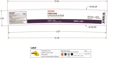 Jar Underarm Antiperspirant Lavender Scent (Clinical Grade Ua Pm Label Outlined)